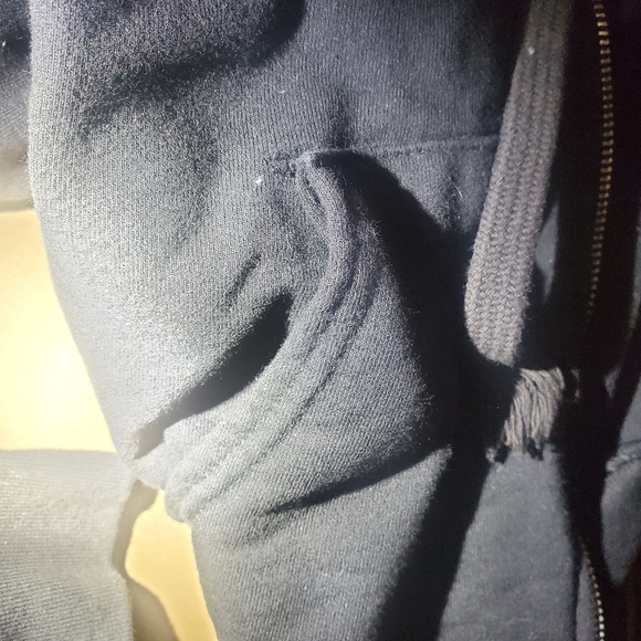 CHROME HEARTS Double Thick Thermal 'Malibu' Hoodie with Sterling Silver Zip S - Picture 11 of 11